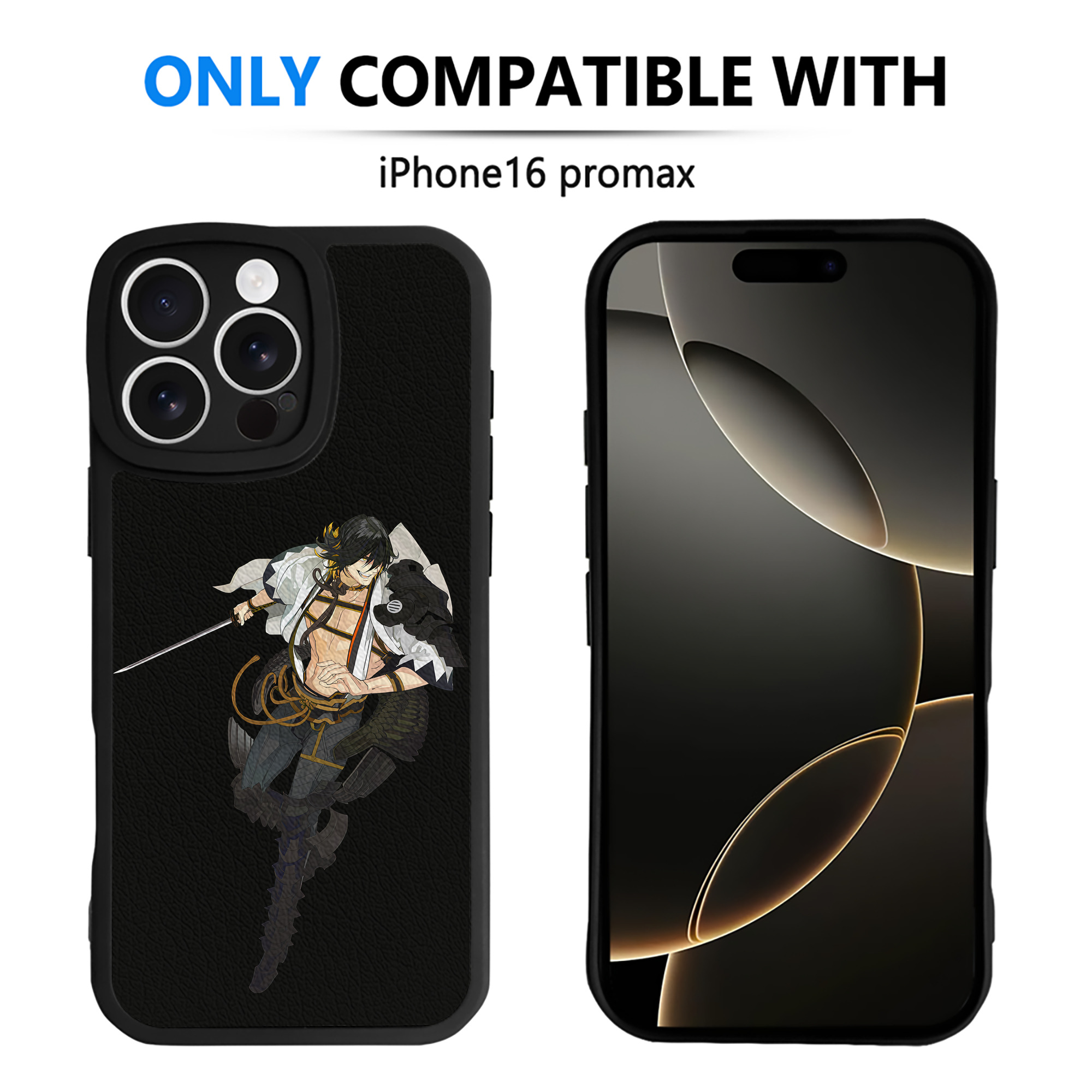 （画像用） 刀剣乱舞 Touken Ranbu 【iPhone 16シリーズ対応】シリコンスマホケース（レザー調） 材質：シリコン